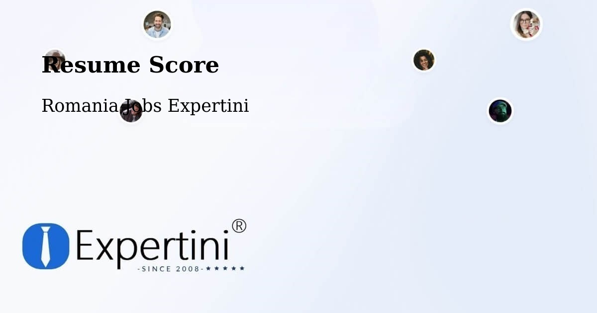 Resume Score & Job Description Match Tool – Comuna Săcădat - Romania Jobs Expertini